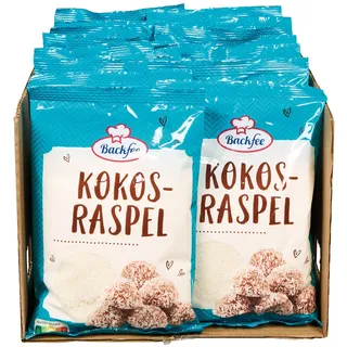 Backfee Kokosraspel 200 g, 25er Pack