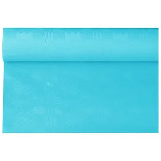 Papstar Papiertischtuch mit Damastprägung 6 m x 1,2 m türkis