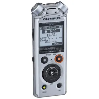 OM System Olympus LS-P1 4 GB Diktiergerät, Weiss