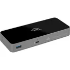 OWC Thunderbolt 5 Hub with 5 Ports for Mac & Windows (Thunderbolt, 4 Ports), Dockingstation + USB Hub, Schwarz, Grau