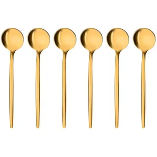 Gräwe Espressolöffel 6-tlg. Edelstahl 11 cm Gold