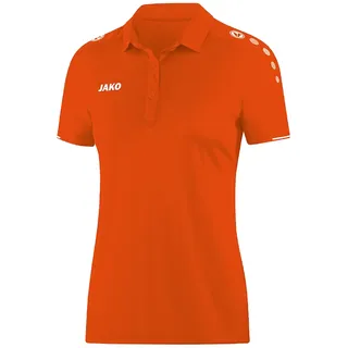 Jako Damen Polo Classico Neonorange, 44