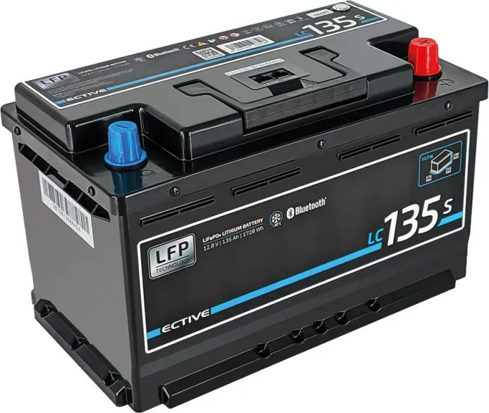 ECTIVE LC 135s LT 12V LiFePO4 Lithium Versorgungsbatterie 135Ah