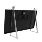 SunEnergyXT Solarmodulhalterung 3-in-1 (silber) für Balkonkraftwerk - Balkon, Terasse, Flachdach