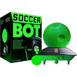 strikesphere Smart Ball 1001CB-MTL Soccer Bot Indoor Fußballtrainer, schwarz, Einheitsgröße