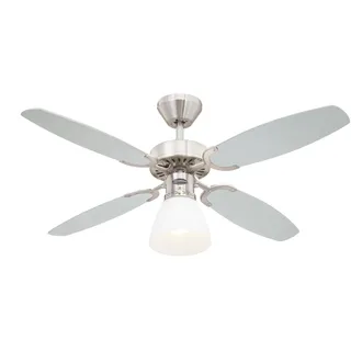 Westinghouse Capitol 105 cm Deckenventilator silber/schwarz mit Licht