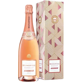CHAMPAGNE MONOPOLE HEIDSIECK & CO Champagner Rosé Top Brut Geschenkpackung