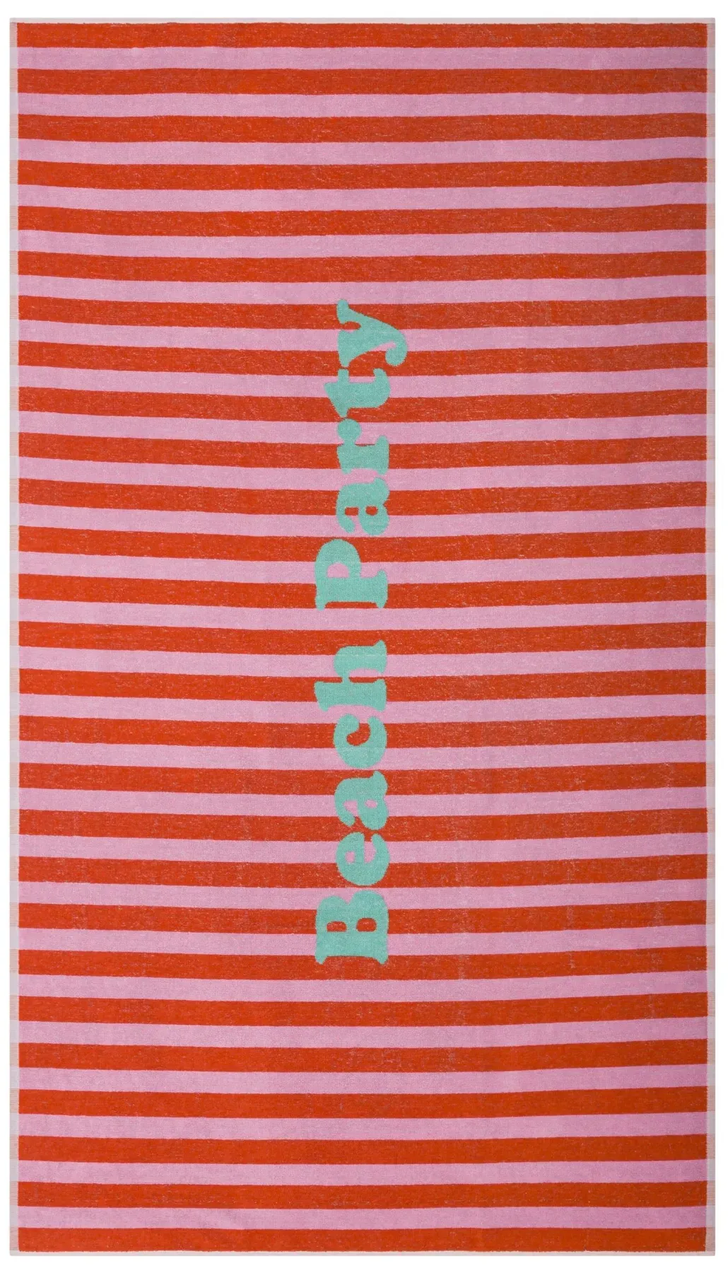 David Fussenegger Playa Frottee- Strandtuch 'Beach Party' 140 x 180 cm Dunkelorange
