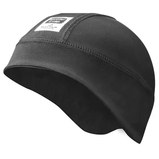 Walser Untermütze, Fleece Mütze Skihelm, Unterziehmütze Fahrradhelm, Skimütze schwarz, Fahrradmütze, Sportmütze Größe XXS/XS 48-51