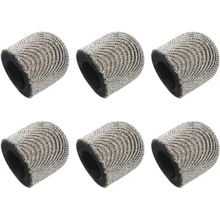 QUARKZMAN 6 Stück Stylus Stiftspitzen Leitfähig Netz Faser Kapazitiv Touchscreen Stifte Spitze Universal Ersatz 6.5mm