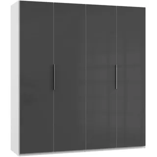Level 200 x 216 x 58 cm weiß/Grauglas