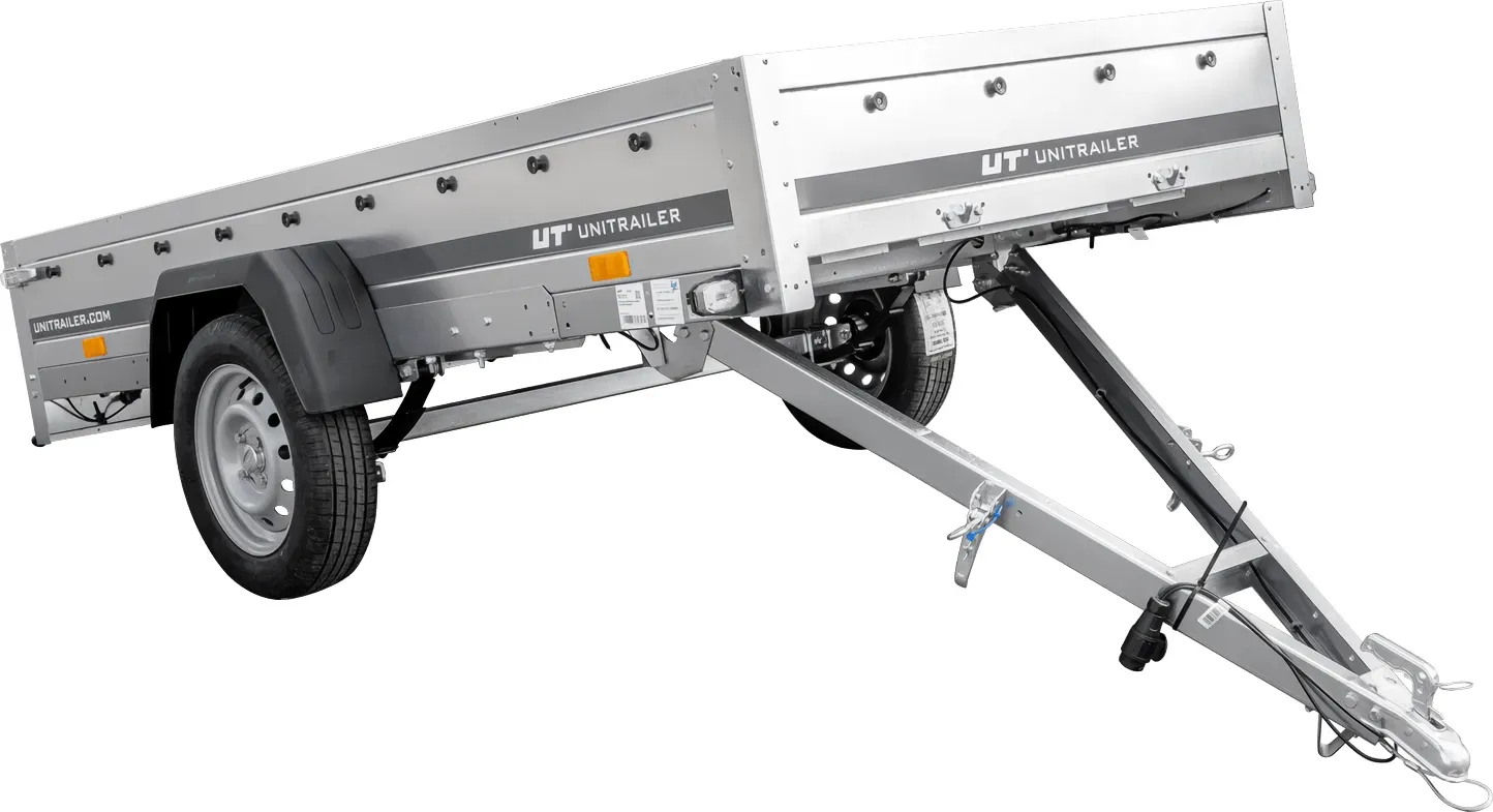 PKW-Anhänger auf Federn 264x125 UNITRAILER GARDEN 264/R KIPP