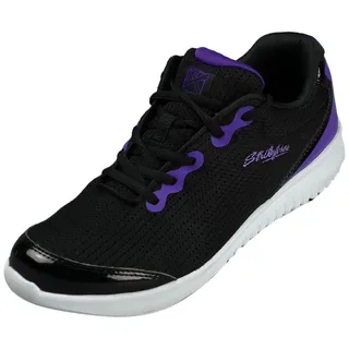 KR Strikeforce Damen Modern Bowlingschuhe, Schwarz/Violett - 9.5