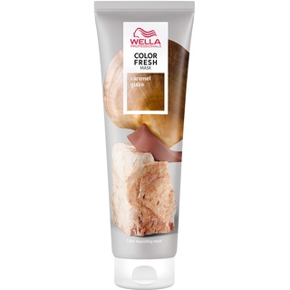 Wella Professionals Color Fresh Mask Caramel Glaze – Haarkur zum Beleben und Verändern der Haarfarbe – pflegende Tönung mit Avocadoöl – für mittelblondes bis braunes Haar – 150 ml