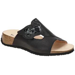 Think MIZZI Damenschuhe - bequeme Pantoletten schwarz Freizeit NEU - Schwarz - 39