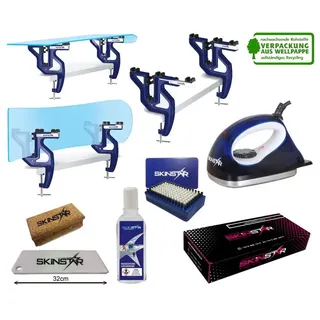 SKINSTAR Profi Snowboard Set Skiwachs Wax Pflege 7-teilig