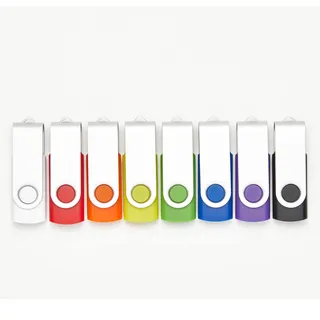 20 Stück 256MB USB-Flash-Laufwerke in 5 zufälligen Farben USB 2.0 Großhandelsposten Bulk Memory Sticks (256MB, 20 Stück)