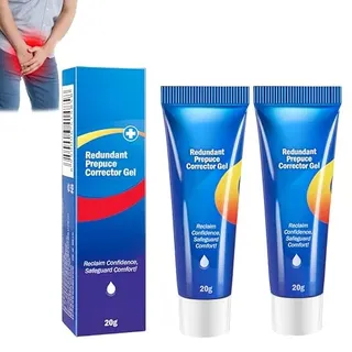 Gel zur Korrektur überschüssiger Vorhaut, natürliche Inhaltsstoffe, von Phimose und Vorhautverengung, sicher und schmerzfrei, Phimose-Korrekturflüssigkeit bei übermäßiger (2PCS)