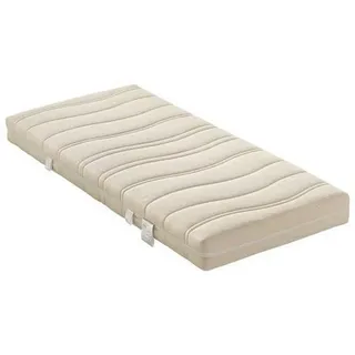 Linea Natura Latexmatratze Waldgrün, Weiß, Textil, H3, 180x200 cm, Made in Austria, Oeko-Tex® Standard 100, Bezug abnehmbar/waschbar, optimale Belüftung, für verstellbare Lattenroste geeignet, Tragegriffe, atmungsaktiv, Wendematratze, Schlafzimmer,