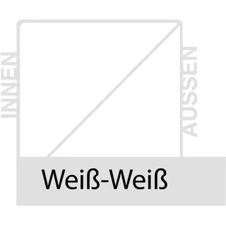 Meeth Kunststofffenster 160 x 110 cm 2-flg. Dreh-Kipp/Dreh-Kipp rechts weiß