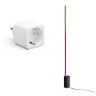 Philips Hue Gradient Signe Stehleuchte schwarz + Smart Plug