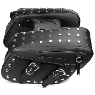 Craftride Überwurf Satteltaschen für Chopper Cruiser Retro Craftride VH6 schwarz
