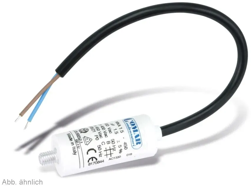 COMAR Motorkondensator, 20μF, 450V, 250mm