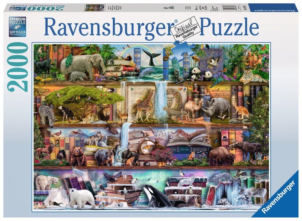 Ravensburger Puzzle Aimee Steward Großartige Tierwelt 16652, 2000 Puzzleteile
