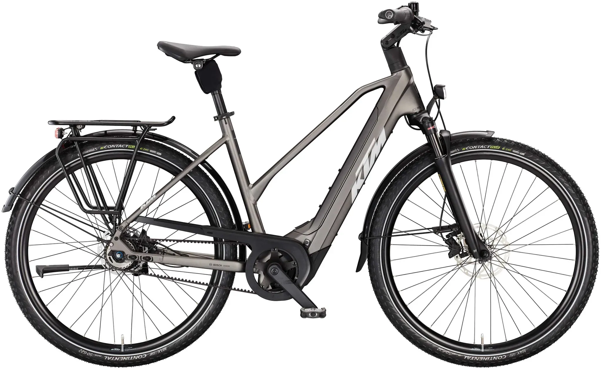 KTM Macina City PX 830 Belt Damen Trapez grau 2026 - 28" - 46 cm