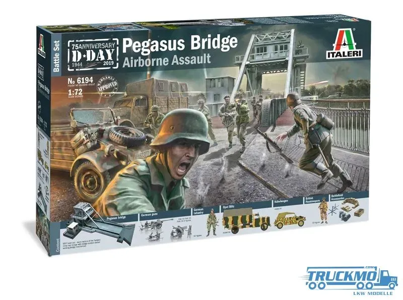 Italeri Kampfsets Pegasus Brücke D.Day 75 Ann. 1944-2019 6194