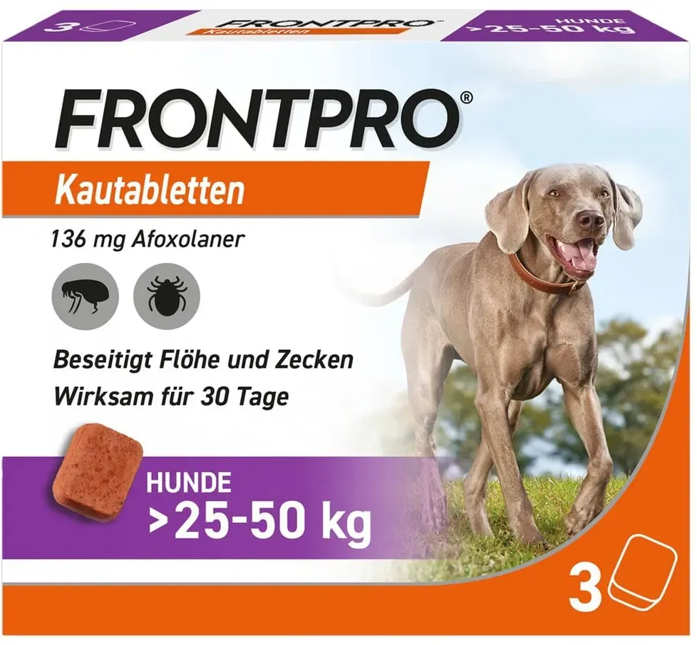 Frontpro 136mg Hund 25-50
