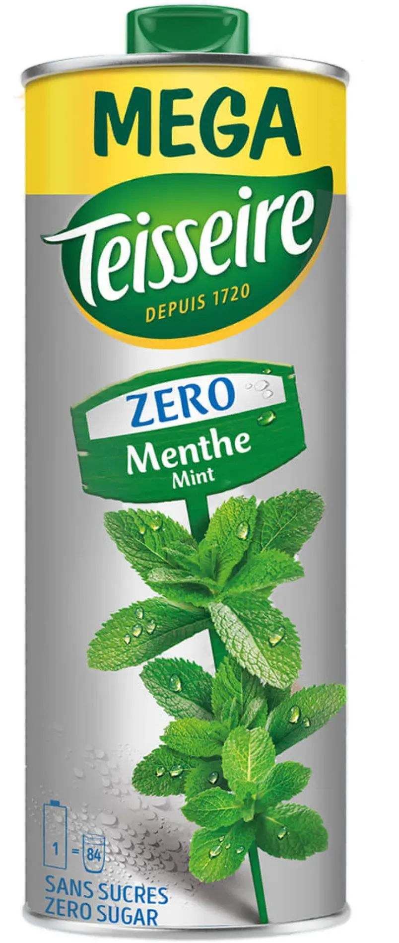 Teisseire Zero Mega Sirup Minze 1,3L