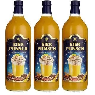 3 Flaschen Gerstacker Eierpunsch a 1 Liter  8,6% vol.