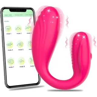 EATFEED Vibro Ei mit App Fernsteuerung für Unterwegs, Liebeskugeln Vibration für die Frau, G Punkt Vibration für Frauen, Mini Vibrator Ei Sex Spielzeug für Die Frau Paare