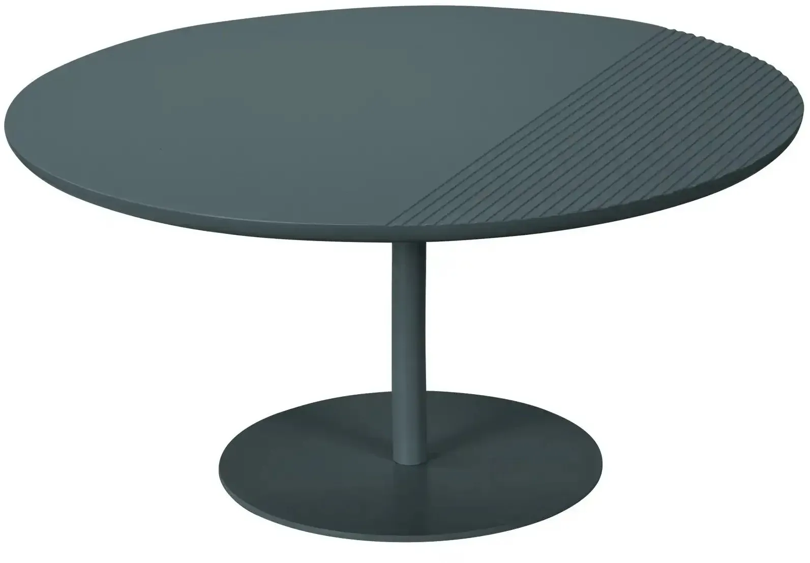 SCHÖNER WOHNEN Kollektion Beistelltisch  Henri , grün , Maße (cm): H: 45  Ø: 90