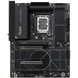 Asus ProArt Z890-CREATOR WiFi, Motherboard Intel ATX, 16+2+1+2 Stromphasen, DDR5-Slot, PCIe 5.0 für GPU der neuen Generation, 5 M.2-Steckplätze, Zwei Thunderbolt 5 Type-C-Ports, WiFi 7, Schwarz