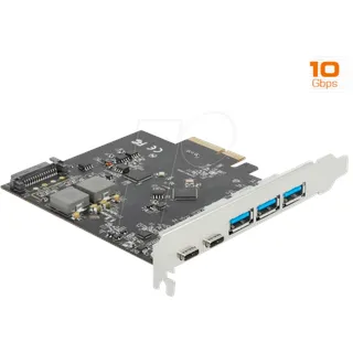 DeLock 89064 PCI-Express Karte zu 2 x USB 3.2 Gen PCIe