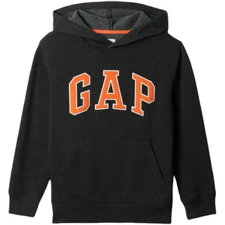 GAP Jungen Logo Hoodie Kapuzenpullover, Grau, M - M