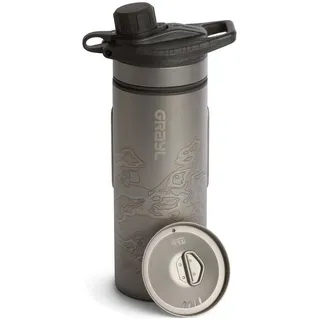 Grayl Titanium Geopress Wasserfilterflasche + Cook Lid olive drab (hardware-hardware)