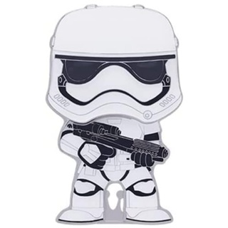 Funko Pop! Large Enamel Pin STAR WARS: STORM TROOPER FIRST ORDER Stormtrooper - Sturmtruppler Emaille-Nadeln - Niedliche Brosche Zum Sammeln - Für Rucksäcke & Taschen - Geschenkidee