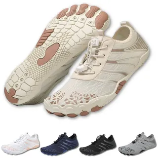DOTALES Flowstep Barfußschuhe Damen & Herren, Flowstep Barfußschuhe Barfußschuh Minimalschuhe beige|braun 41 EU