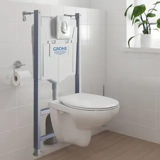 GROHE Solido 5 in 1-Set für Wand-WC, Bauhöhe 113,5 cm 39888000, Badkeramik, alpinweiß