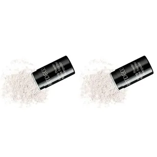 ARTDECO Fixing Powder Caster – Transparentes Fixierpuder für langanhaltendes Make-up – Handlicher Applikator – 1 x 10 g (Packung mit 2)