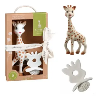 Vulli Sophie la girafe + 1 Schnuller-Zahnungshilfe SO’PURE