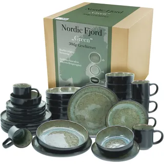 CreaTable Nordic Fjord Kombiservice 30-tlg. grün