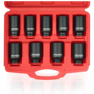 DAYUAN Schlagschrauber-Nüsse Achsenmutter Nabe Schlag 1/2 Zoll Antrieb Stecknuss 29 30 31 32 33 34 35 36 38 mm Stecknuss Set