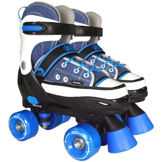 Best Sporting Rollschuhe Quad Style blau-weiß, 32-35