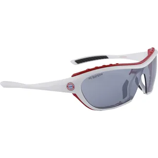 FC Bayern Sportbrille Fahrrad Sonnebrille Vollformatbrille UV400 weiß FC Bayern München