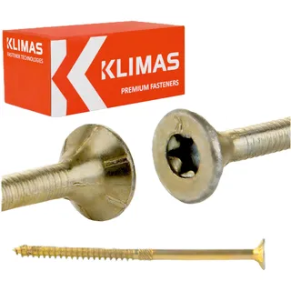 Klimas Holzschrauben 5 x 120 mm 200 Stück