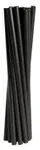 Mehrweg-Trinkhalme Schwarz PP | 24 cm - ø 8 mm | Strohhalm Spülmaschinenfest & stabil - 250 Stück
